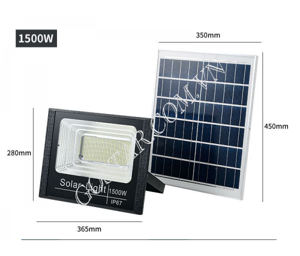 Đèn năng lượng mặt trời 1500W
