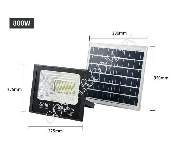 Đèn năng lượng mặt trời 800W