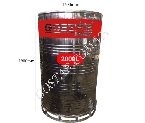 Bồn bảo ôn công nghiệp 2000L đứng