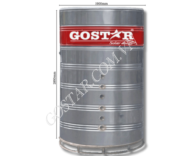 Bồn bảo ôn công nghiệp 7000L đứng Gostar