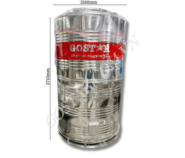 Bồn bảo ôn công nghiệp 8000L đứng Gostar