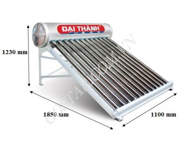 Máy Nước Nóng Năng Lượng Mặt Trời Đại Thành 150L SUS 316