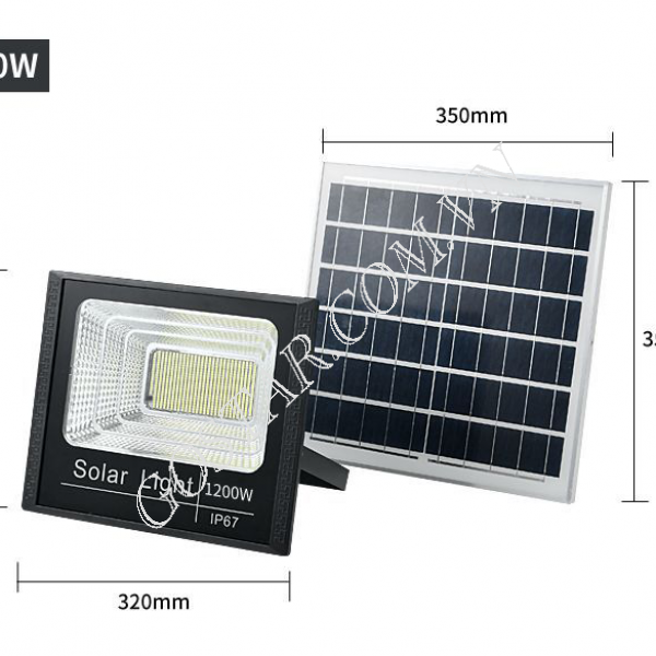 Đèn năng lượng mặt trời 1200W