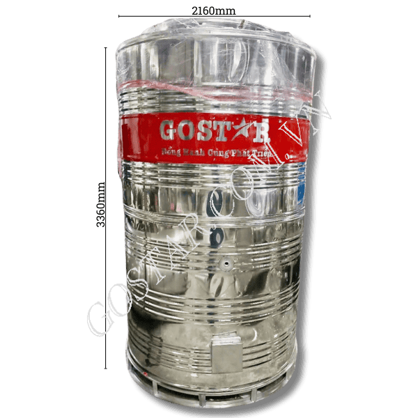 Bồn Bảo Ôn Công Nghiệp 10000L Đứng Gostar