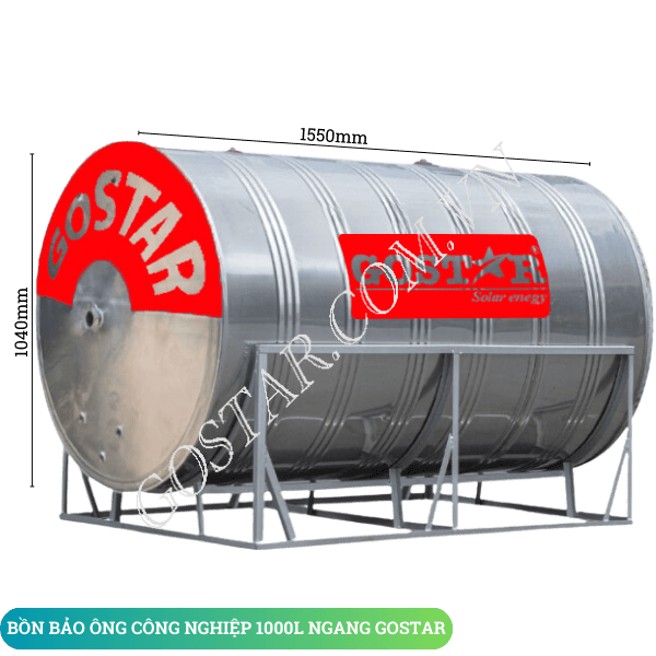Bồn Bảo Ôn Công Nghiệp 1000L Ngang