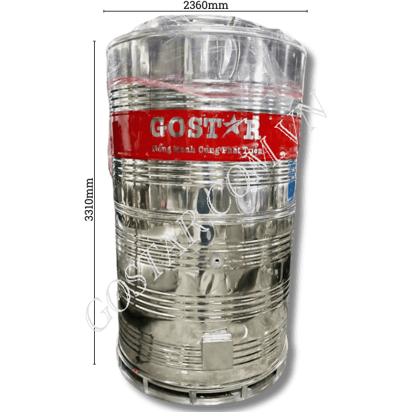 Bồn bảo ôn công nghiệp 12.000L đứng Gostar