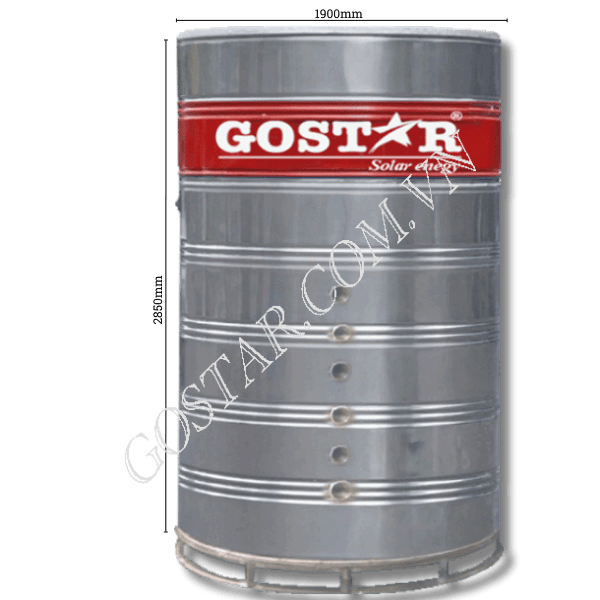 Bồn bảo ôn công nghiệp 7000L đứng Gostar