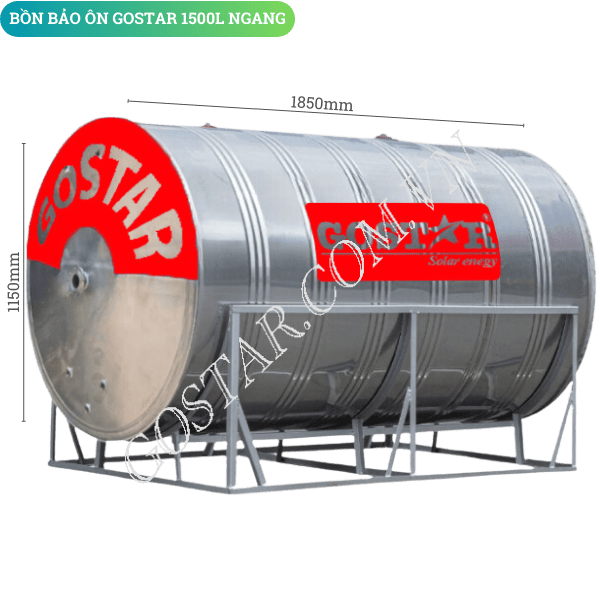 Bồn Bảo Ông Công Nghiệp 1500L Ngang