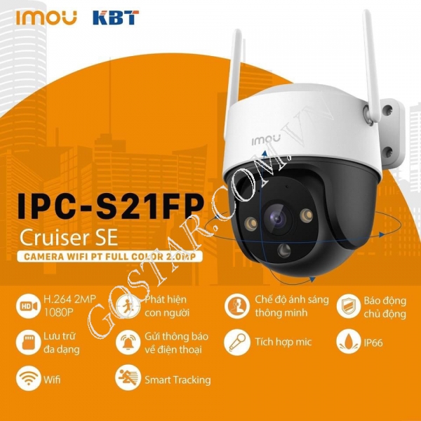 Camera imou wifi s21FP ngoài trời