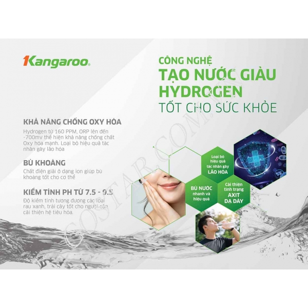 MÁY LỌC NƯỚC KANGAROO HYDROGEN KG10A9S