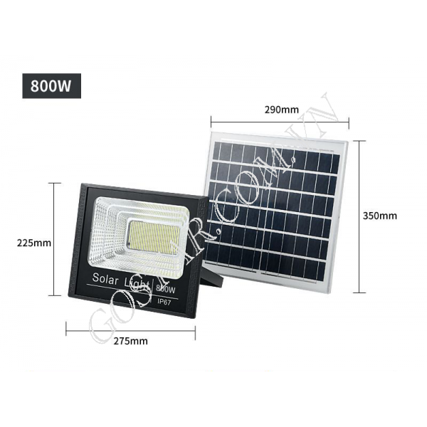 Đèn năng lượng mặt trời 800W