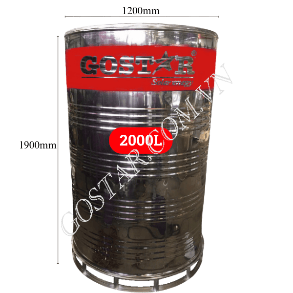 Bồn bảo ôn công nghiệp 2000L đứng