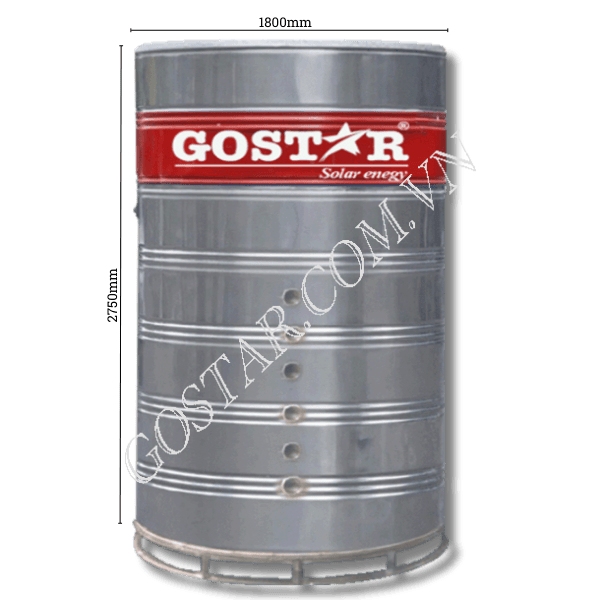 Bồn Bảo Ôn Công Nghiệp 6000L Đứng Gostar