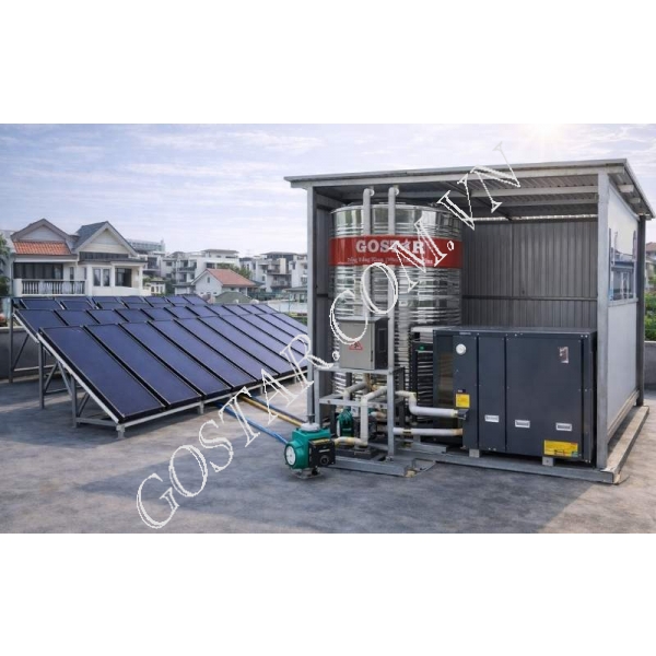 Hệ Thống Nước Nóng Trung Tâm 4000L