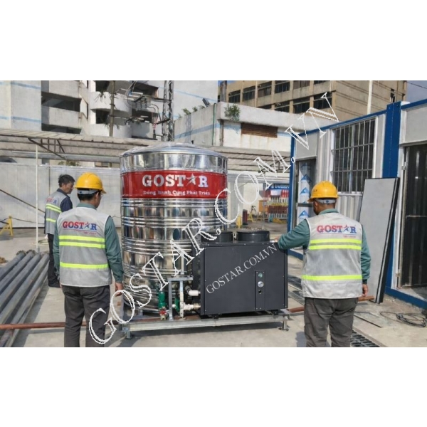 Hệ Thống Nước Nóng Trung Tâm 8000L