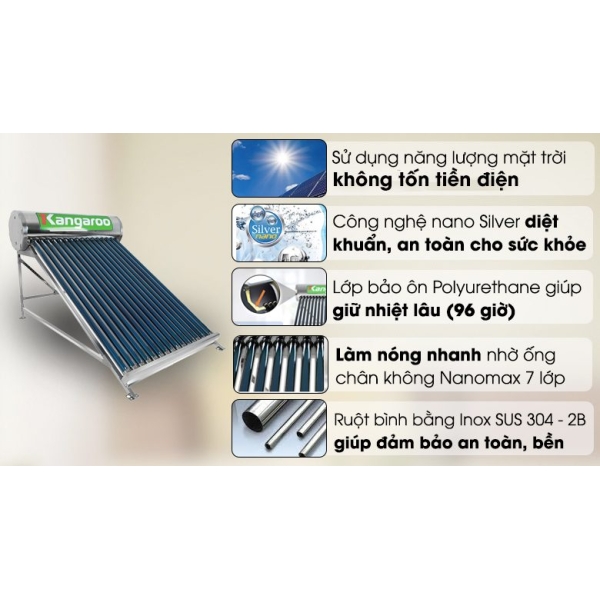  Máy Nước Nóng Năng Lượng Mặt Trời 320L